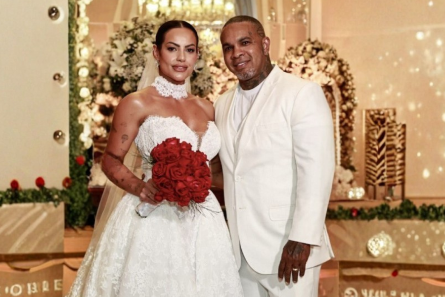 Rodriguinho e Bruna Amaral se casam em São Paulo após